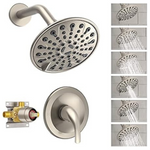 EMBATHER 6" Rainfall Single Handle Control Shower Fixtures