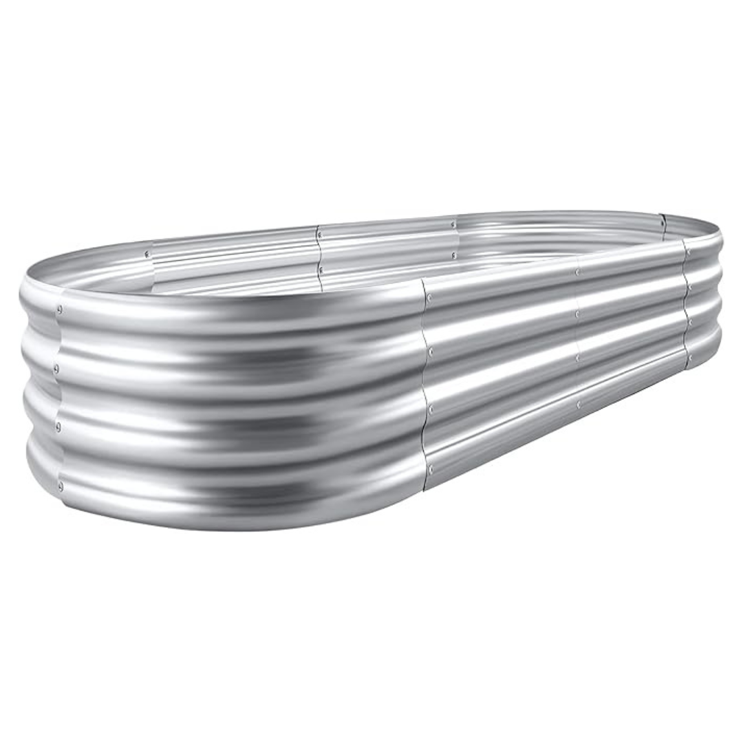 Land Guard Galvanized Raised Garden Bed Kit (4ft x 2ft x 1ft)