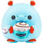 Snackles (Cinnabon) Hippo Super Sized 14" Plush By ZURU