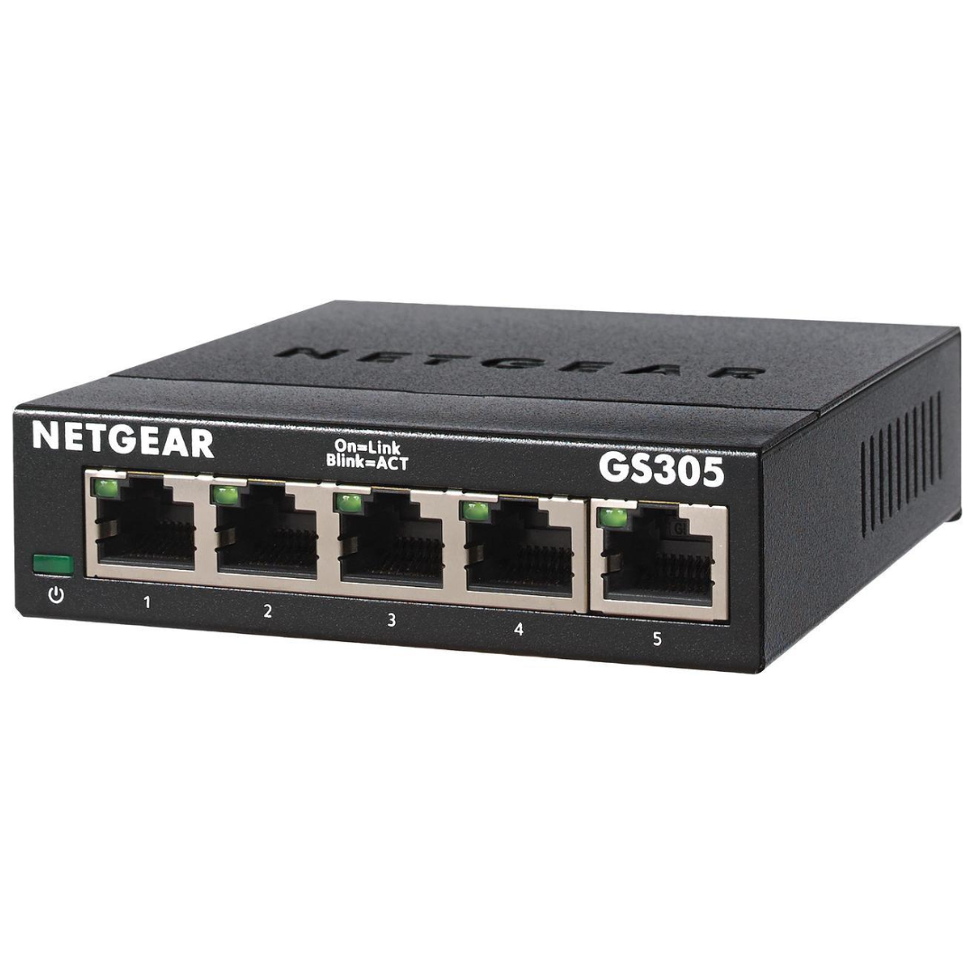 Netgear 5-Port Gigabit Ethernet Unmanaged Switch