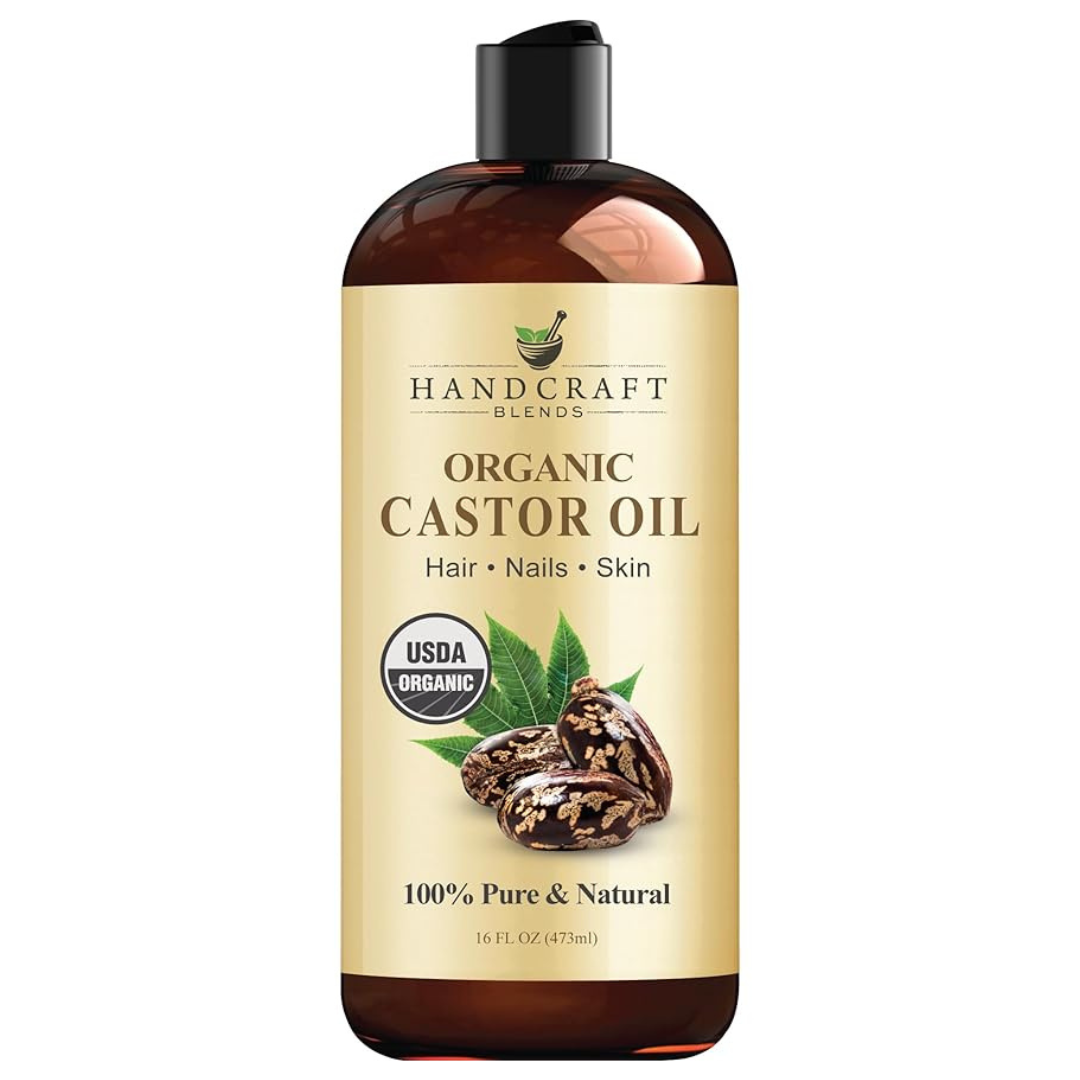 16 Fl Oz Handcraft Blends 100% Pure & Natural Organic Castor Oil