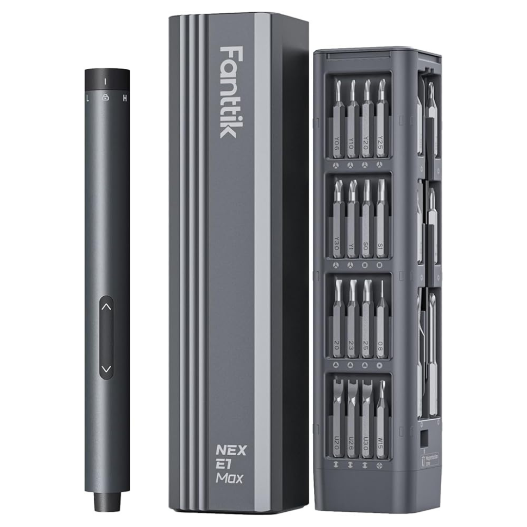 Fanttik E1 Max Mini Electric Screwdriver Set W/ 50 Magnetic Bits