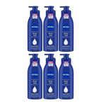 6-Pack Nivea Nourishing Body Milk Richly Caring Lotion, 400ml