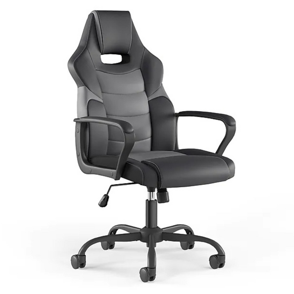 Staples Emerge Vector Luxura Faux Leather Gaming Chair