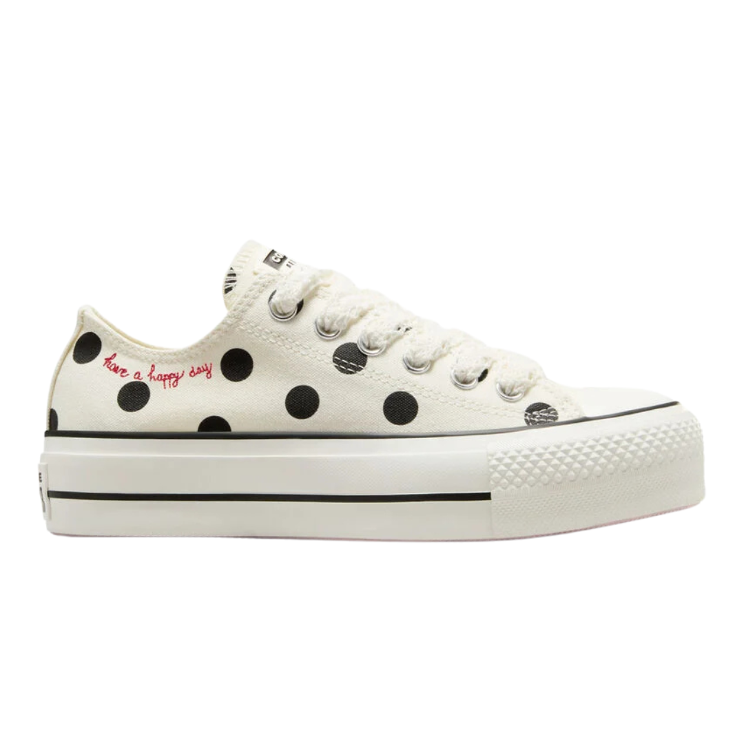 Converse Chuck Taylor All Star Lift Platform Polka Dots Women's Shoes