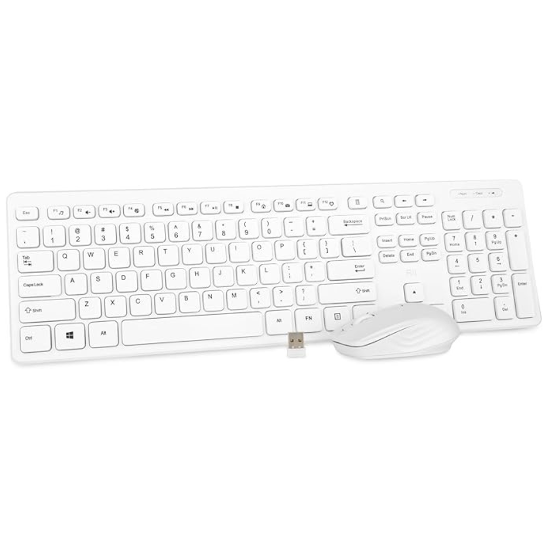 Rii Optical Wireless Keyboard & Mouse Combo (2 Colors)
