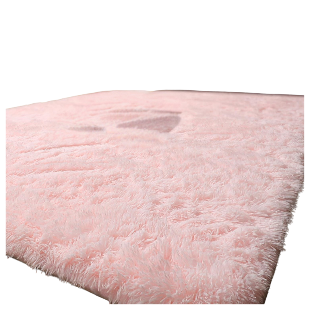4' x 6' Fluffy Fuzzy Shag Rug