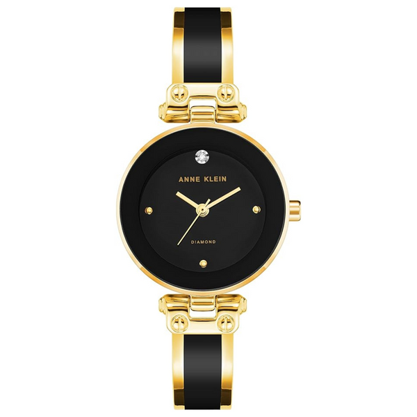 Anne Klein Women's Genuine Diamond Dial Bangle Watch