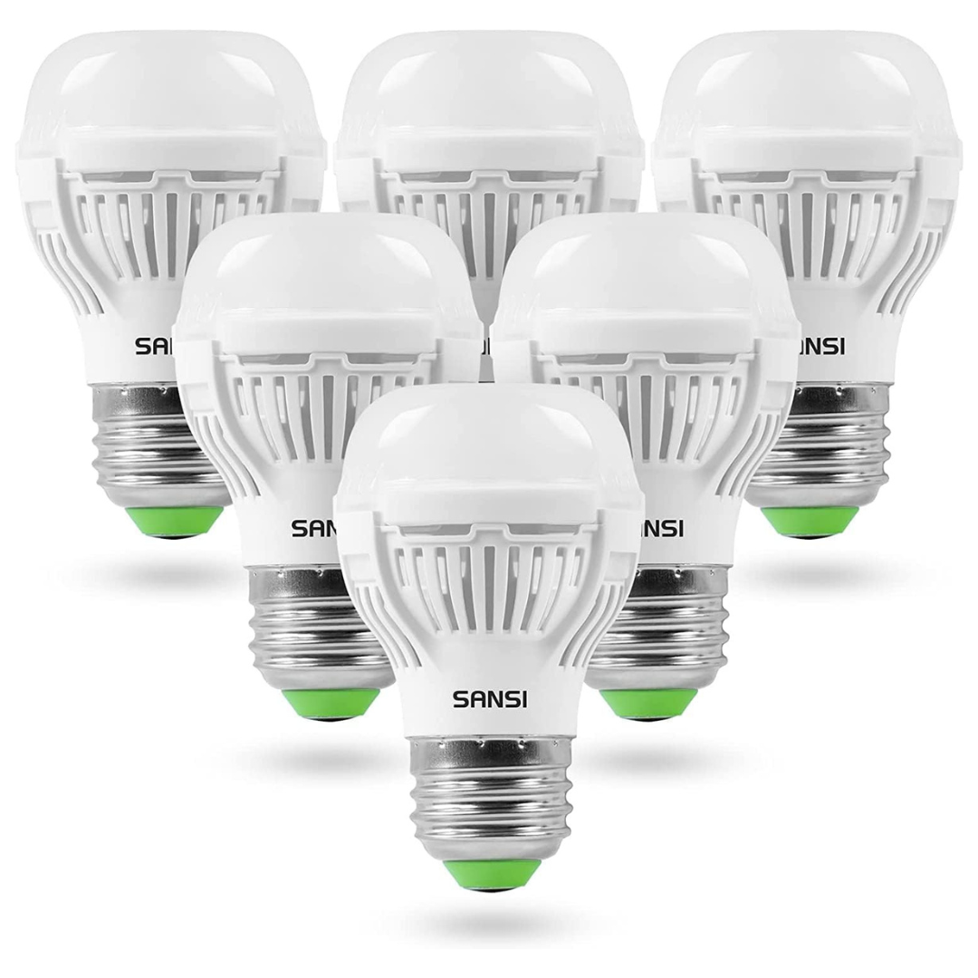 6-Pack Sansi 60W Equivalent Led Light Bulbs