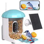 Warterproof Solar Powered AI Identify Bird Feeder W/ HD Camera