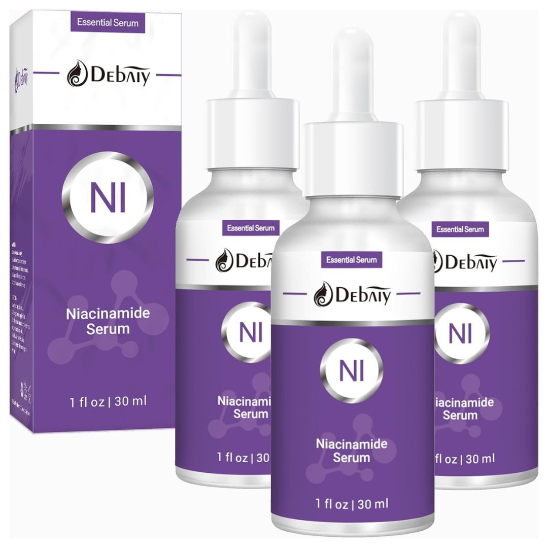 3-Pack Brightening Facial Serum With 5% Niacinamide