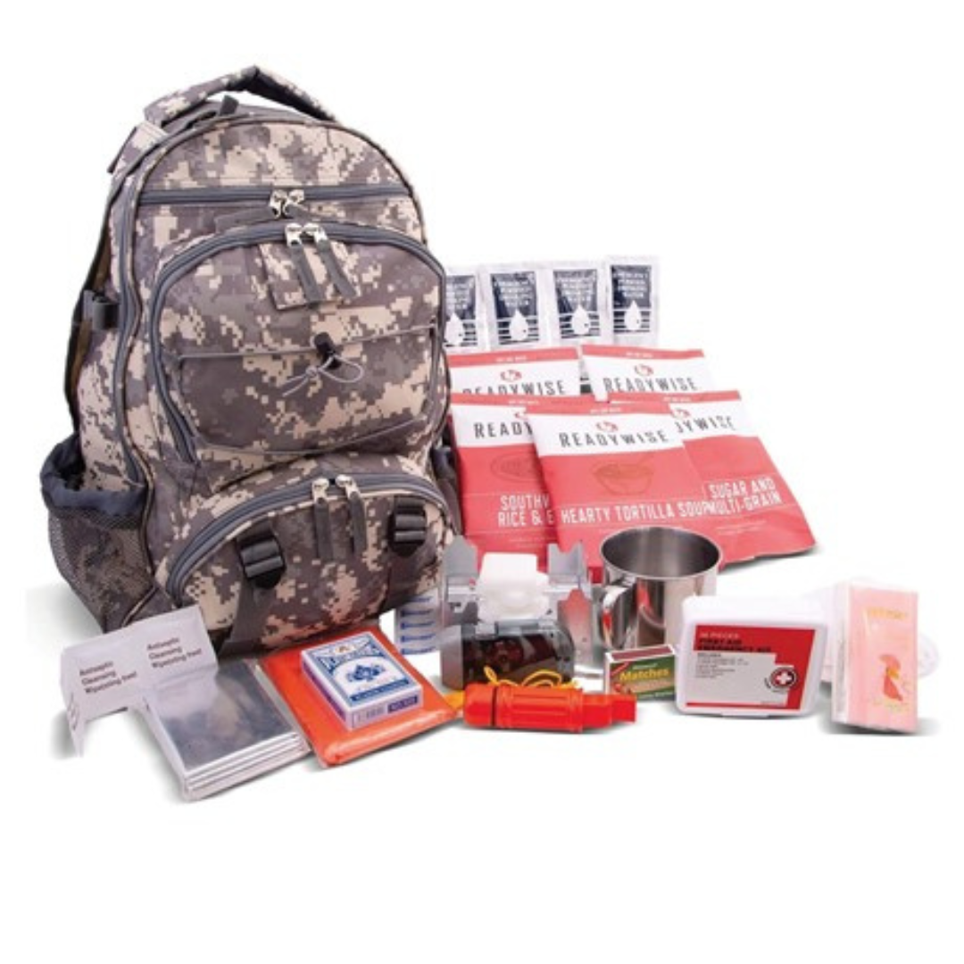 ReadyWise 64-Piece Emergency Survival Backpack