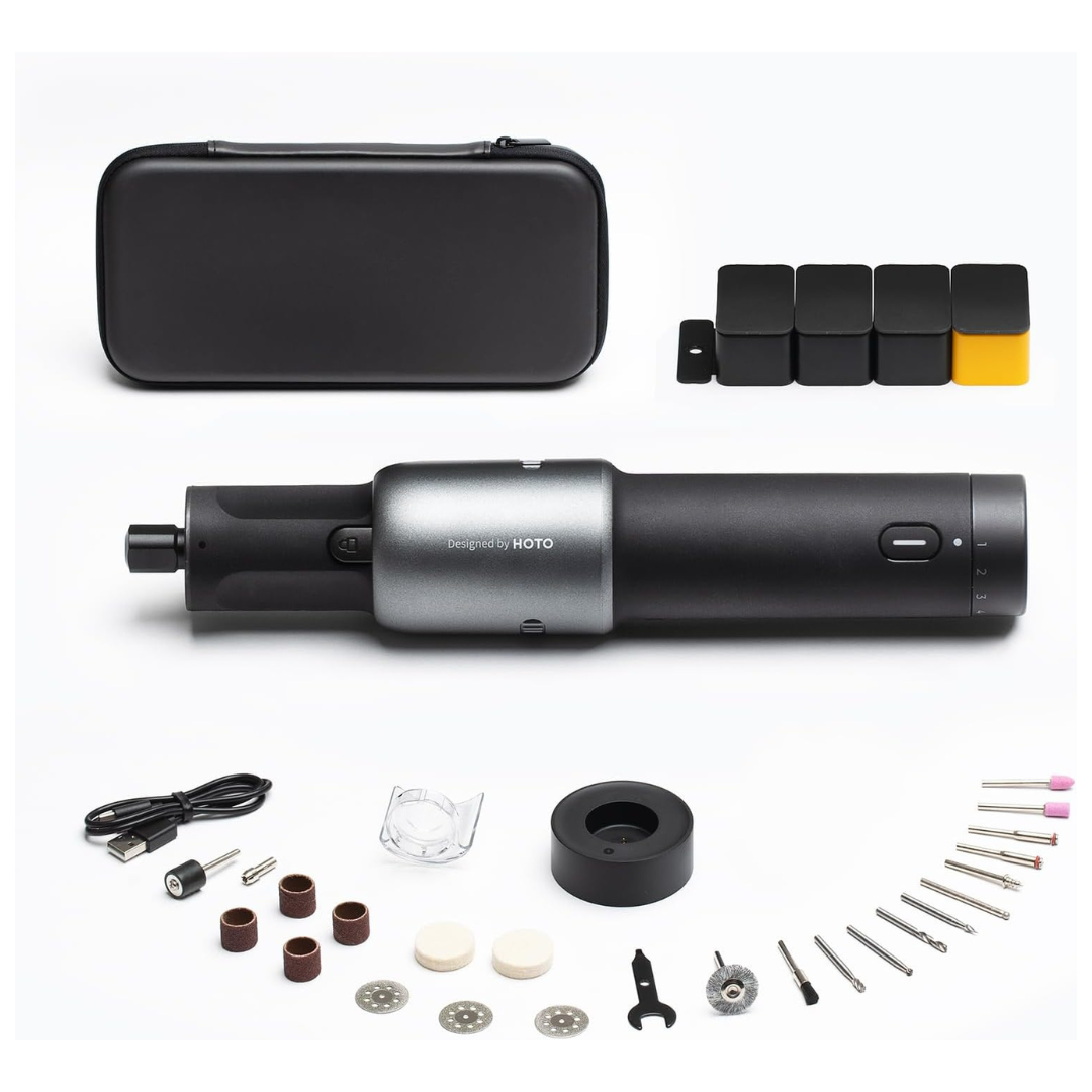 HOTO 35-in-1 Cordless Rotary Tool Kit