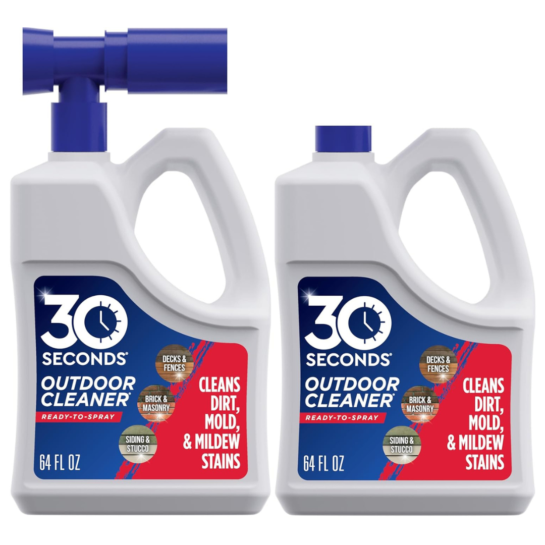 2-Pack 64 Fl Oz 30 Seconds Outdoor Cleaner With Hose End Sprayer