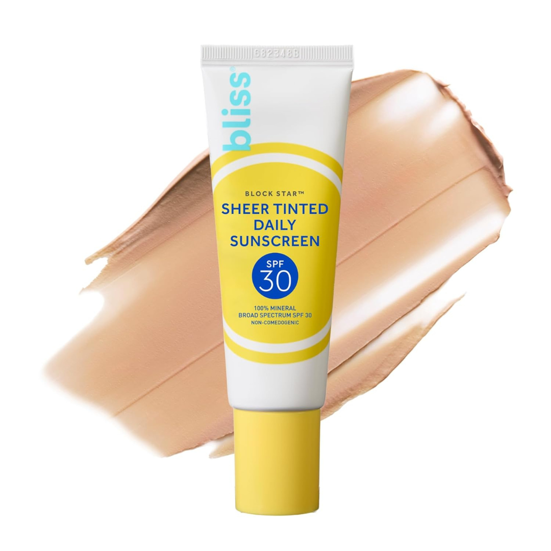 1.4 fl oz Bliss Block Star SPF 30 100% Mineral Tinted Sunscreen