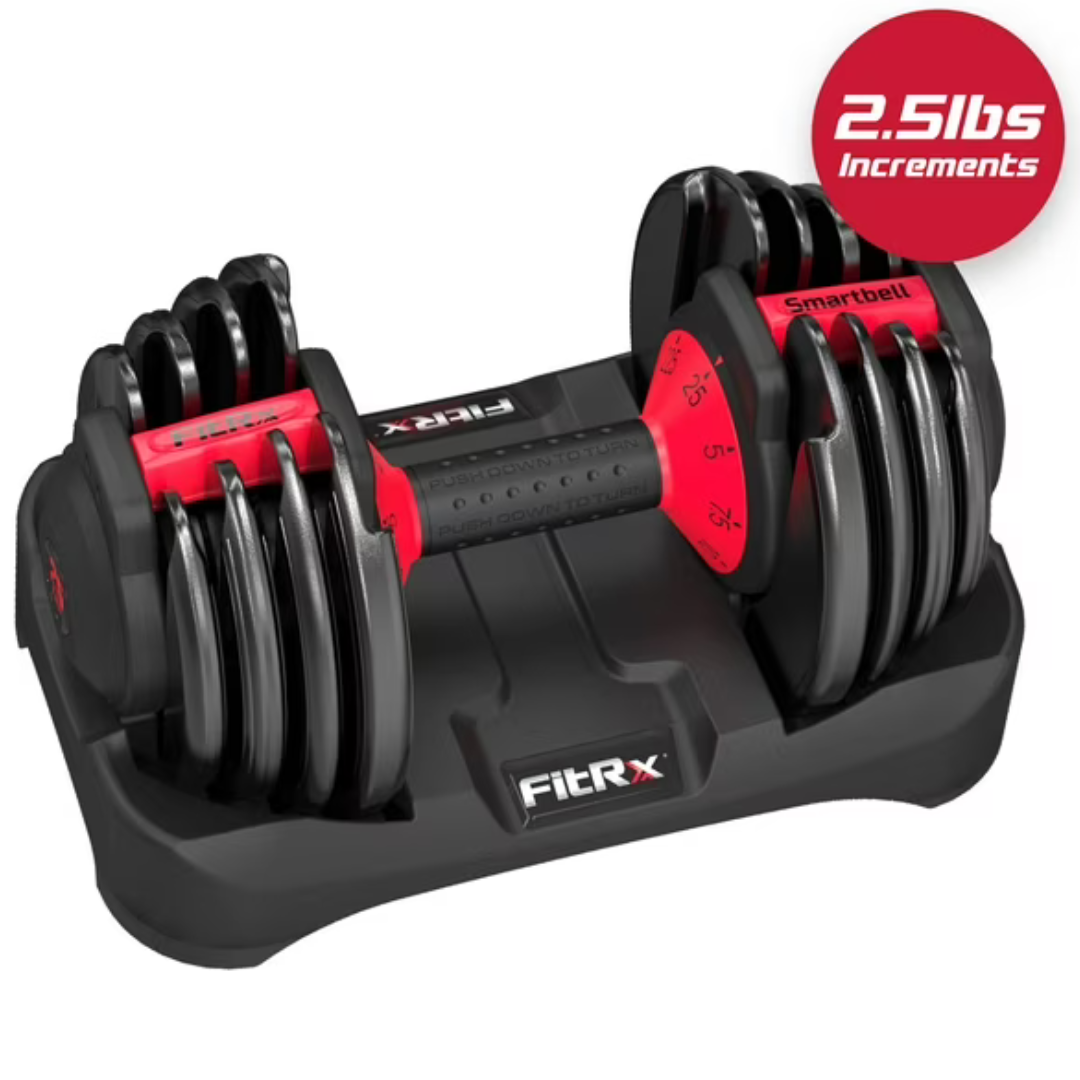 FitRx SmartBell 5-25 lbs. Adjustable Dumbbell (Single)
