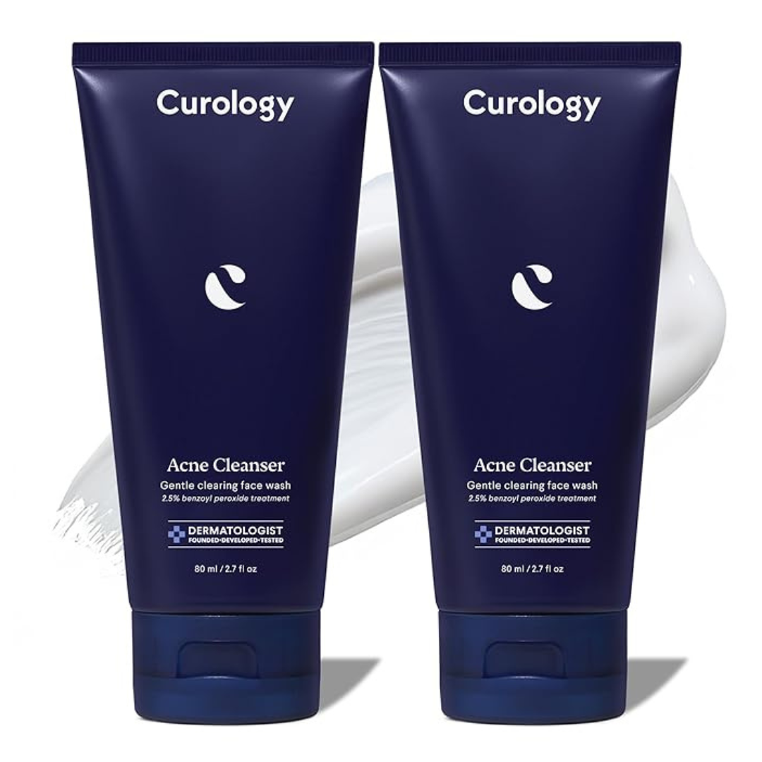 2-Pack 5.07 Fl Oz Curology 2.5% Benzoyl Peroxide Face Wash