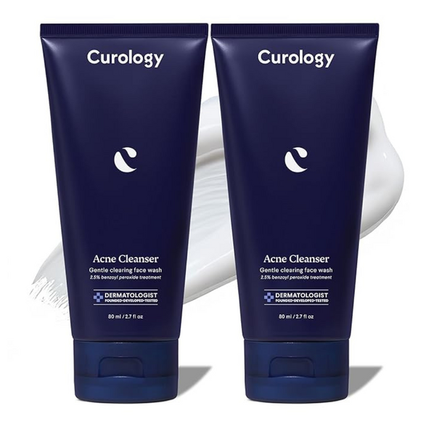 2-Pack 5.07 Fl Oz Curology 2.5% Benzoyl Peroxide Face Wash