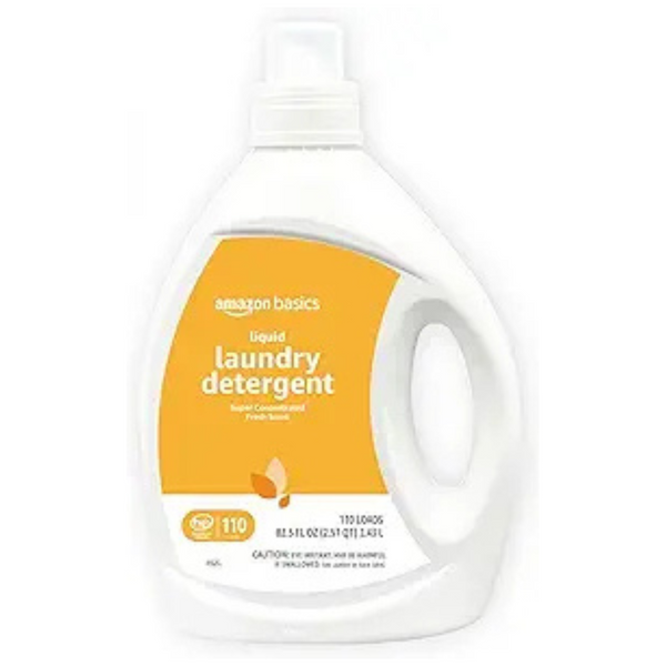 82.5 Fl Oz Amazon Basics 110 Loads Laundry Detergent Liquid
