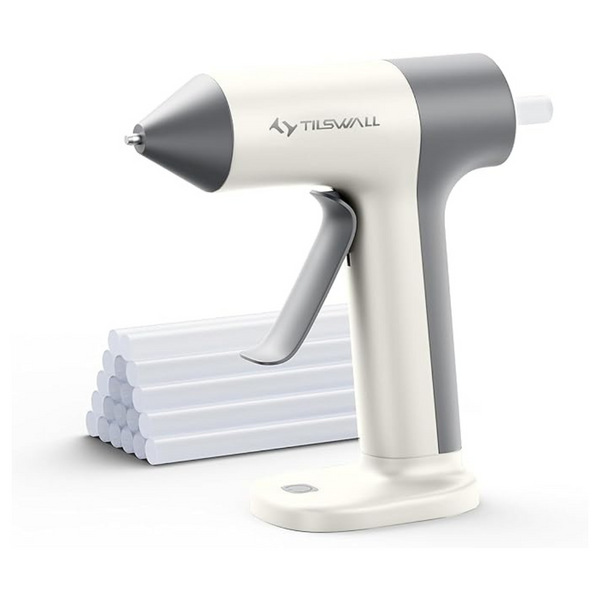 Tilswall 4V Cordless Hot Glue Gun With 20 Premium Glue Sticks