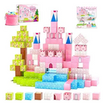 64-Pieces Magnetic STEM Building Blocks Princess Castle