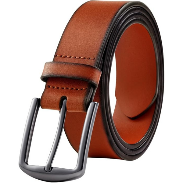 KM Legend Men's Leather Dress Belt
