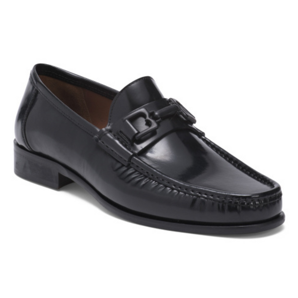 BRUNO MAGLI Men’s Made In Italy Leather Trieste Slip On Horsebit Loafers