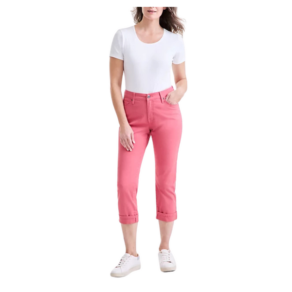 Style & Co Women's Mid-Rise Curvy Capri Jeans