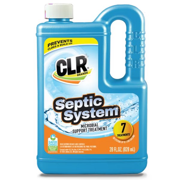 28 Fl Oz CLR Healthy Septic System Microbial Support Treatment