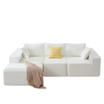 Jonpony 103" L Shaped Modular Sectional Sofa