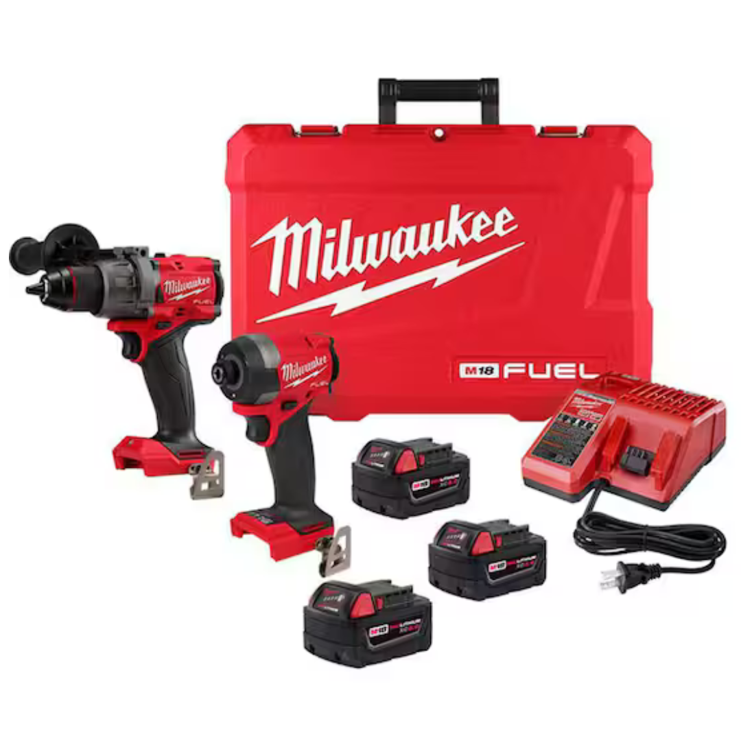 Milwaukee 18V Lithium-Ion Brushless Cordless Hammer Drill Kit