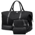 Large Travel Duffle Bag with Shoe Compartment