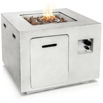 SereneLife 40,000BTU Pulse Ignition Weatherproof Propane Fire Pit Table