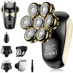 5 in 1 Electric Razor IPX7 Rechargeable 7D Head Shavers