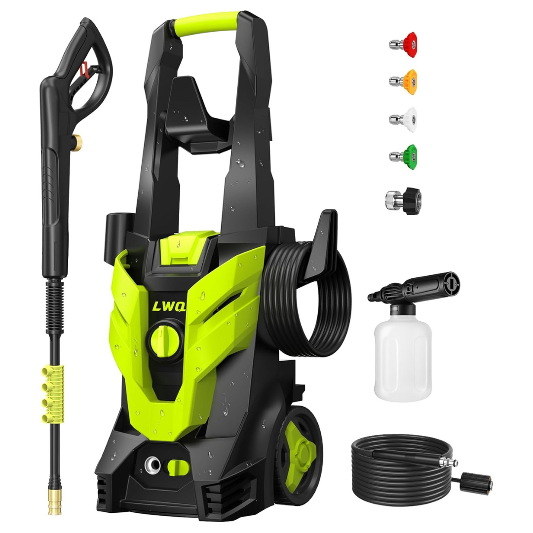 LWQ 4200 PSI 2.5 GPM Electric Pressure Washer Cleaning Machine