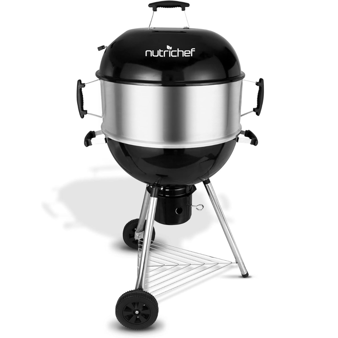 NutriChef Portable Outdoor Barbecue Grills with Cover