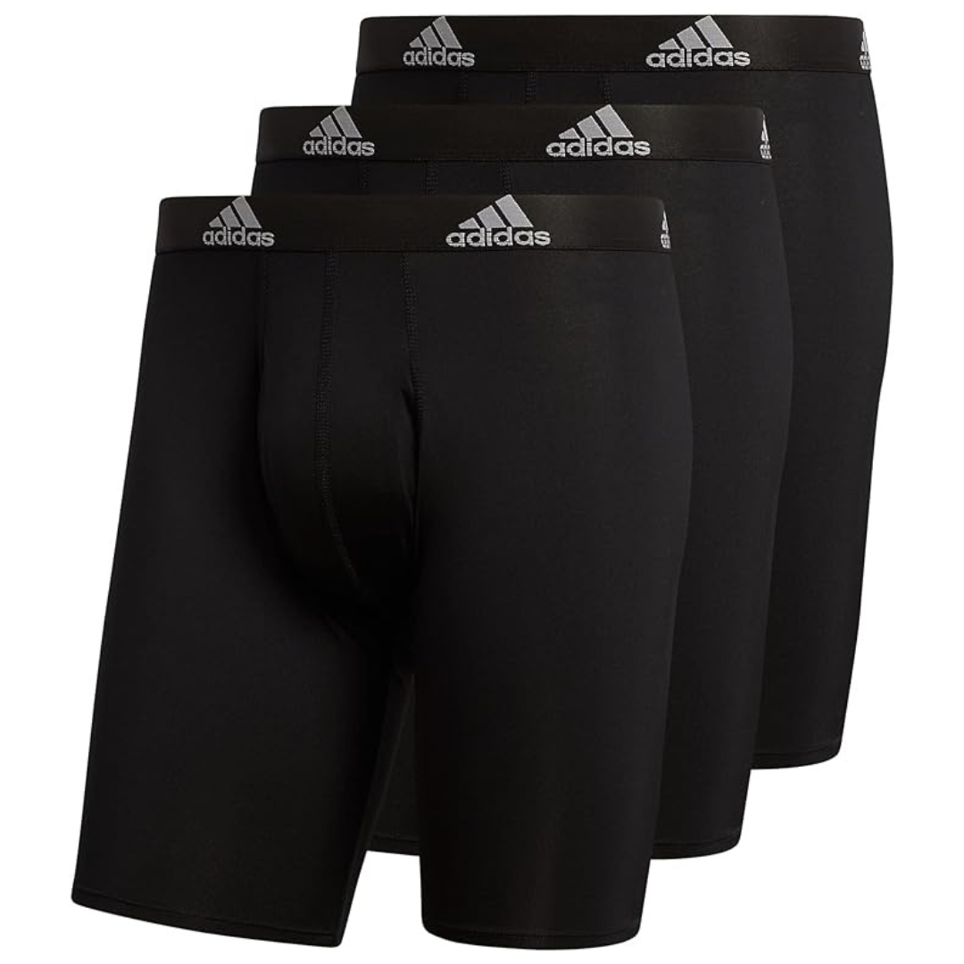 3-Pack adidas Men's Performance Long Boxer Brief