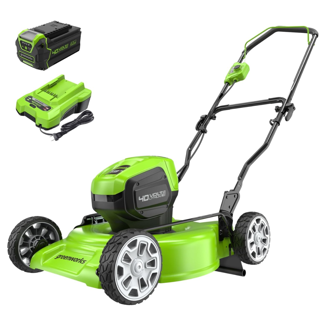 Greenworks 40V 19" Brushless (2-In-1) Lawn Mower