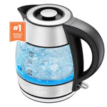 1.2L Chefman Rapid Boil Electric Tea Kettle With Removable Lid