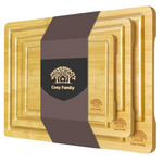 Set Of 3 Bamboo Cutting Boards With Juice Groove