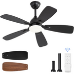 Lediary 42" Ceiling Fans with Lights