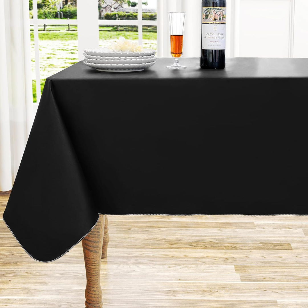 60" x 84" Waterproof Rectangle Vinyl Tablecloth