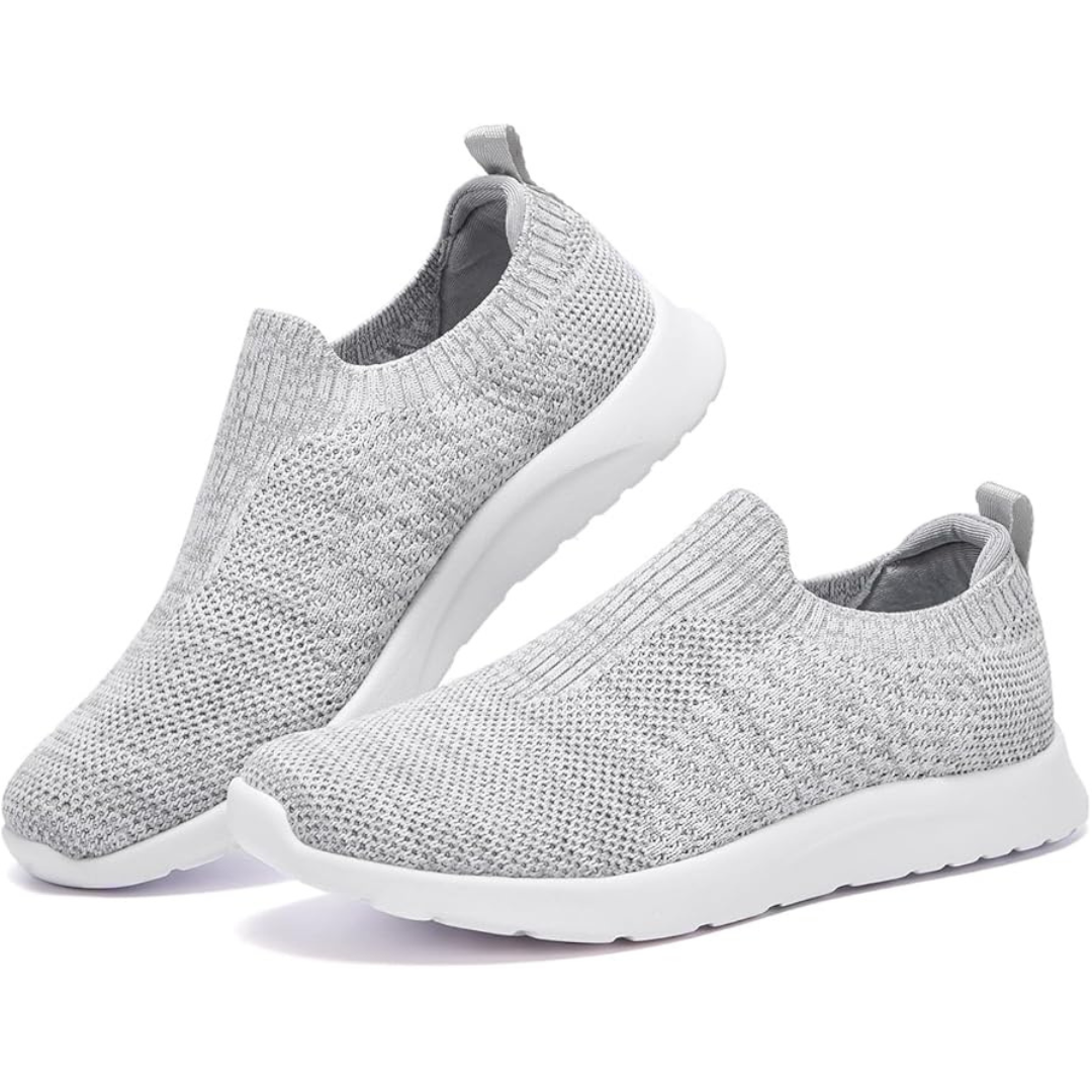 Women's Lightweight Stretch Knit Slip On Comfort Walking Shoes