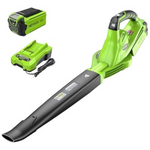 Greenworks 150 MPH Leaf Blower with 2.0 Ah Battery and Charger