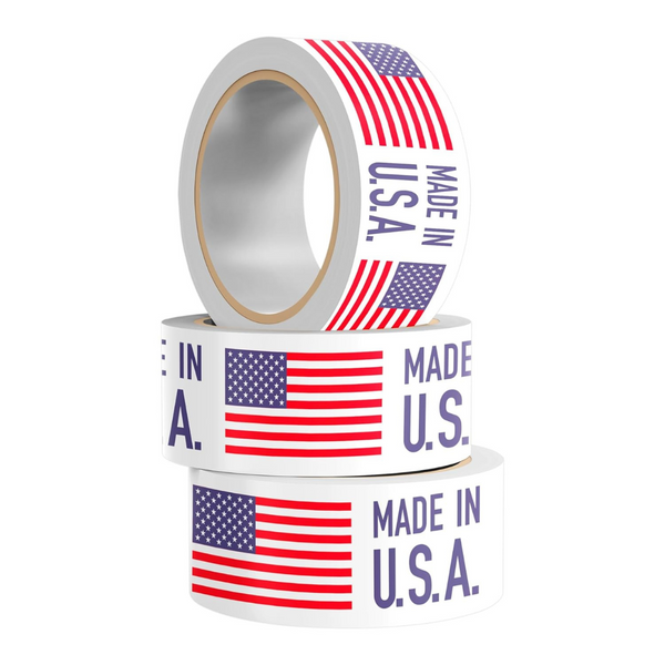 3-Piece 2" x 110 Yard Warning Label Tape For Shipping