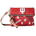FOCO Womens NCAA Team Logo Printed Collection Foldover Tote Bag