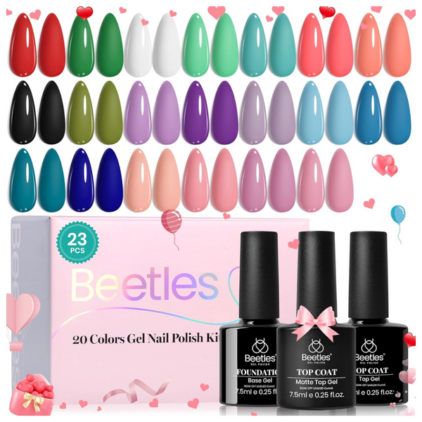 23-Pcs Beetles Gel Nail Polish Set
