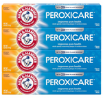 ARM & HAMMER Peroxicare Toothpaste For Gum Health, Baking Soda Toothpaste, Clean Mint, 6.0 oz (Pack Of 4)