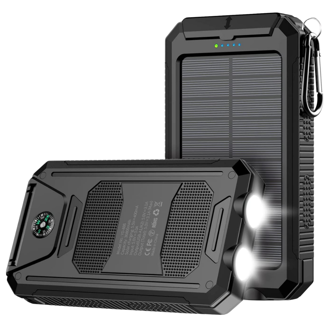 Mregb 36800mAh Portable Power Bank W/ 2-USB Ports (2 Colors)