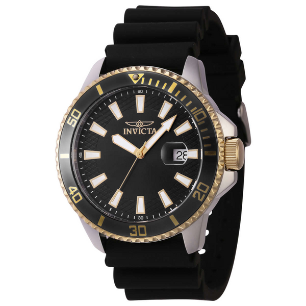 Invicta 45mm Men's Pro Diver Quartz Rubber Strap Watch